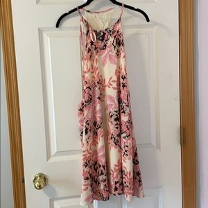 Open back mini dress